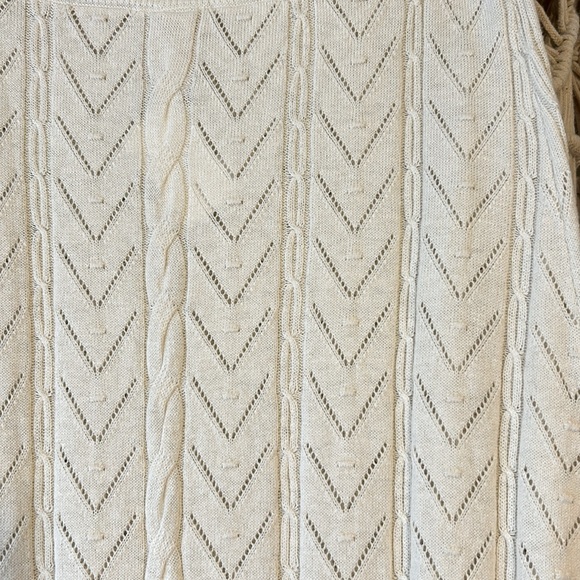 NWT Spell Lou Lou Knit Midi Skirt in Snow size small - Picture 8 of 11